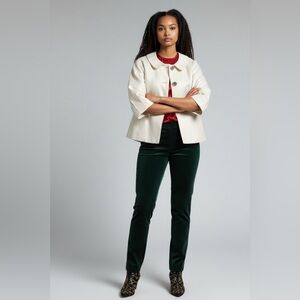 Elegant Cream Women's Coat